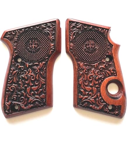 Amazon.com : New Padauk Wood Grips for Berretta 21A Bobcat