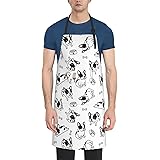 Yipaidel Funny Aprons for Men, Women, Artist Black Splash, Birthday Gifts, Cooking Grilling BBQ Chef Apron