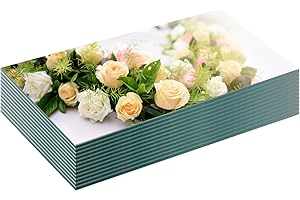 VASUHOME 5 x 12 inch Mirror Candle Plate for Table Centerpieces, Set of 12, 2 mm Thick, Mirror Tiles for Wall, Table Wedding Centerpieces, Party Decor and Crafts