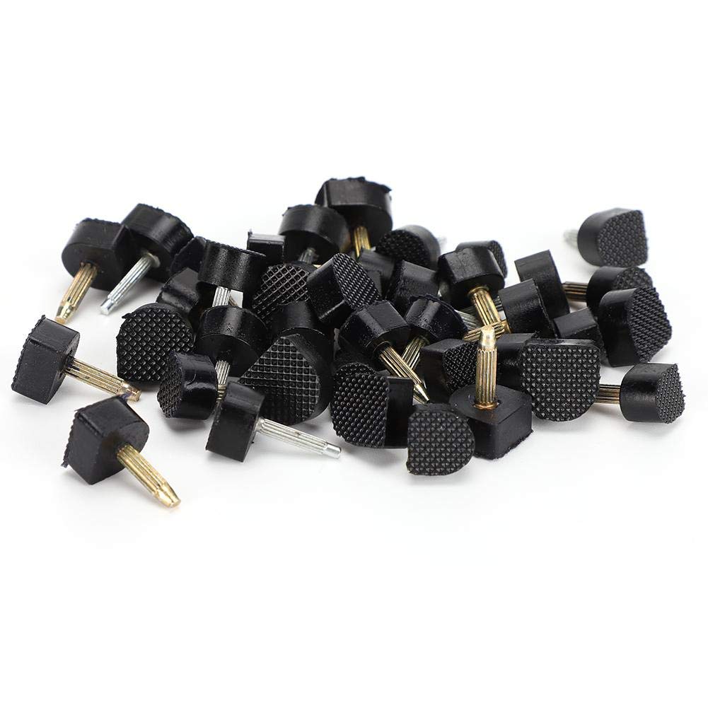 High Heel Replacement Tips Kit, 40 Pieces, Wear-Resistant Shoe Repair Caps for Women, Replaceable Heel Tips
