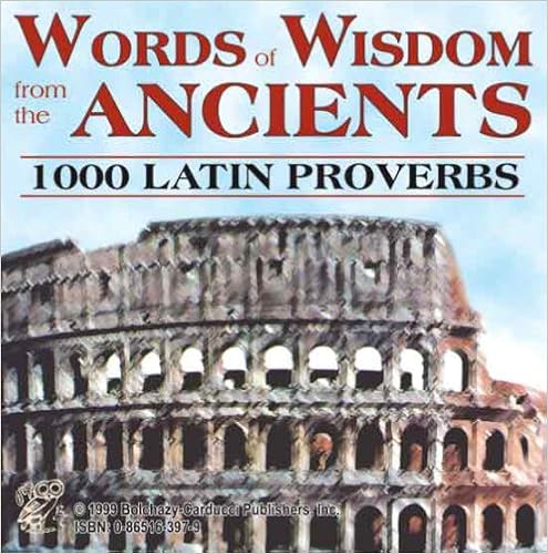 Latin Words For Wisdom Amazon.com: Words Of Wisdom From The Ancients: 1000 Latin Proverbs (Latin  Edition) (Latin And English Edition): 9780865165021: Waldo Sweet: Books