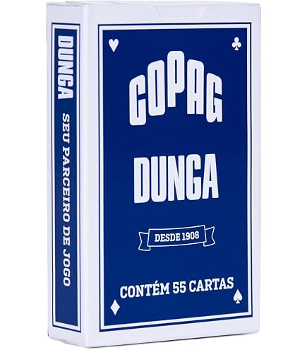 Baralho Pinguim Naipe Convencional - Azul - Cartucho Unitário