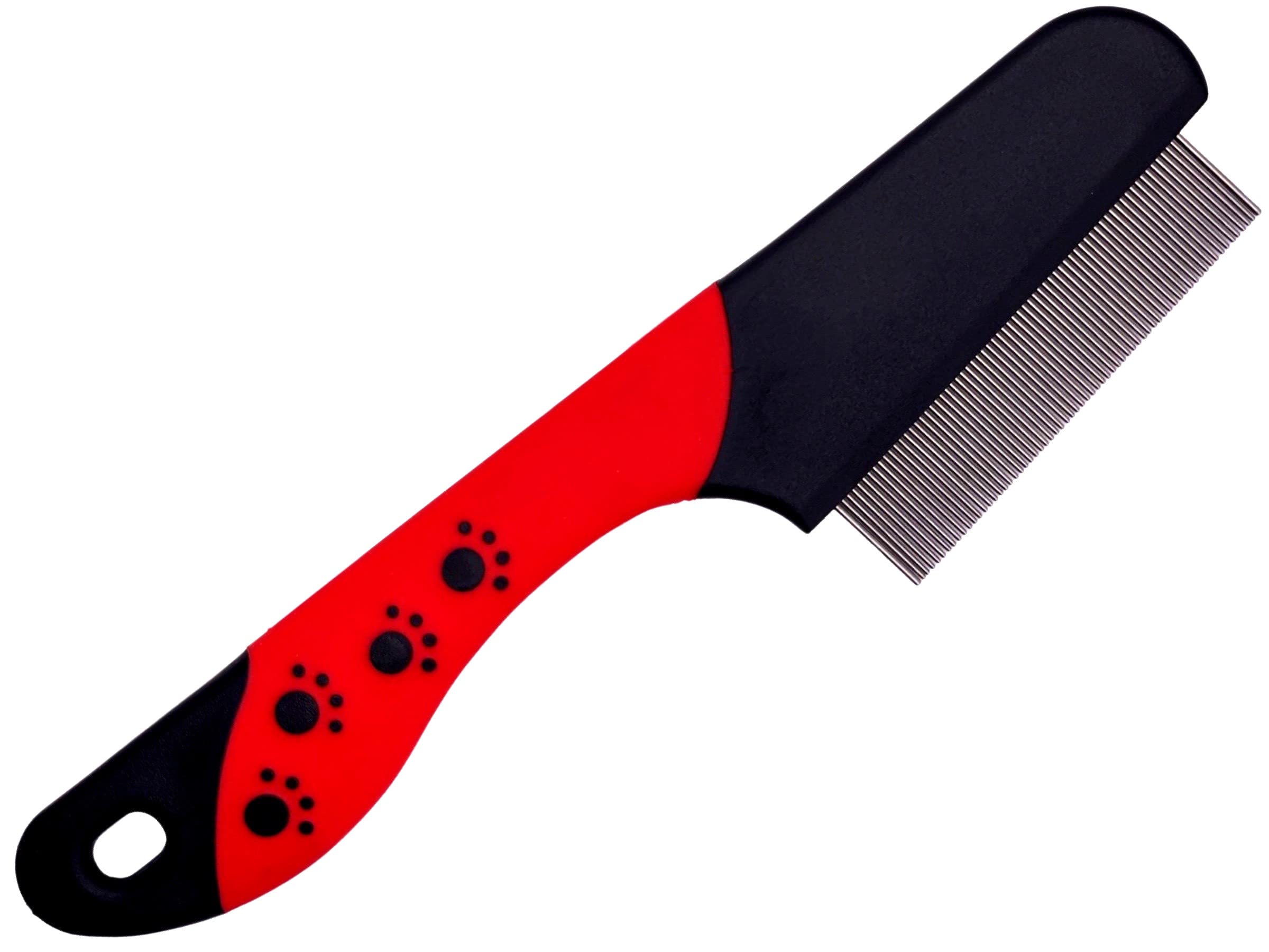 Masterclip Flea Comb - Nits & Ticks Removal Grooming Comb for Cats, Dogs & Rabbits