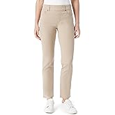 Gloria Vanderbilt Womens Shape Effect Pull on High Rise Straight Leg Jean Standard