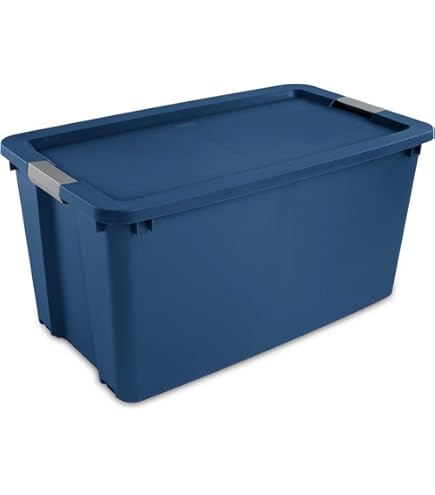 Hart 50 Gallon Tote With Lid 66 Quart Storage Bins With Lids HART