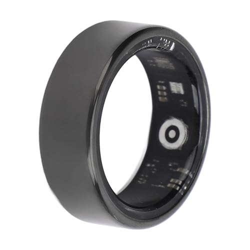 Yunir Smart Ring, No App Subscription, Smart Ring Health Tracker for Sleep Monitoring, Temperature (Size 18 Applicable Finger Circumference: Approx.)