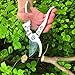 Professional Pruning Shears Silicone Handle Scissors Bypass Pruners Gardening Cutters Tools SK-5 Steel Blade Clippers Tree Trimmer Efficient Rope Snips