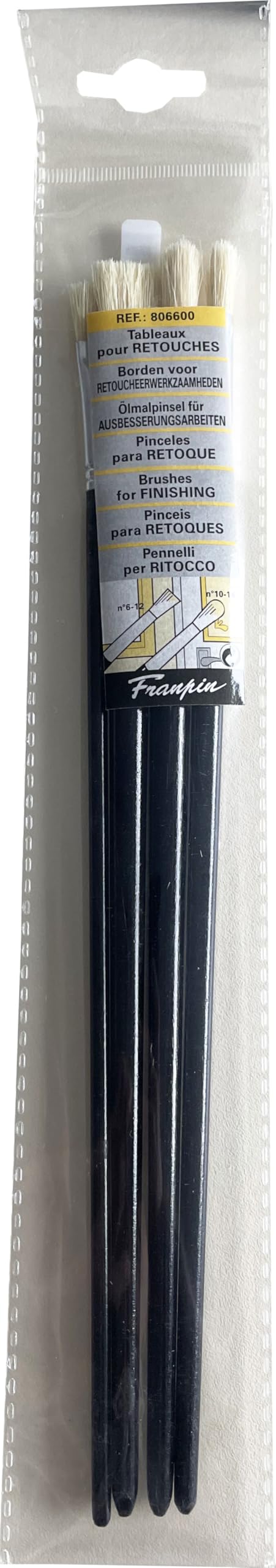 NESPOLI Set of 4 Painting Brushes