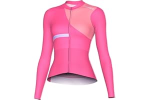 INBIKE Cycling Jersey Women Long Sleeve, Breathable Bike Shirts with Pockets, Bicycle Clothing for Road Biking Riding