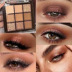 AMY'S DIARY Rose Gold Dark Brown Colorful neutral