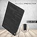 MoKo Case for iPad Pro 10.5 - Premium Light Weight Stand Folio Shock Proof Cover Protector for Apple iPad Pro 10.5 Inch 2017 Released Tablet, Slate BLACK (with Auto Wake / Sleep)