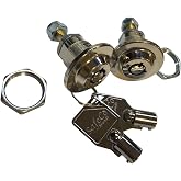 Gun Cabinet Original Homak Safe Lock 5/8" Replacement 2-Locks (2) SafeCo Brands
