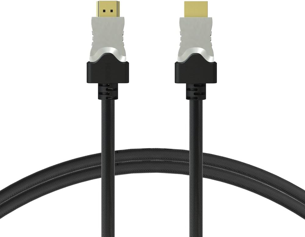 Goronya 6FT HDMI to HDMI Cable with 30AWG Luxury TPE Material Braided Nylon Cable Supports HDMI Version 2.0 Full HD 4K 1080P 3D Player and ARC