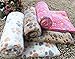 Sunlilee Paw Print Thick Warm Fleece Soft Pet Blanket Dog Puppy Sleep Beds Mat Pet Cat Cushion (Brown,Small)