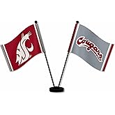 Washington State Cougars Desk and Table Top Flags