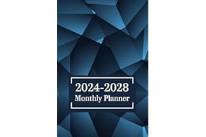 5 Year Planner 2024-2028 Canada: Five-Year Calendar | 60 Months | 5-Year Organizer with Canadian Holidays | Medium Size: 6x9 