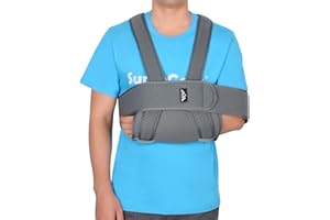 supregear Arm Sling Shoulder Immobilizer, Adjustable Lightweight Medical Comfortable Shoulder Support Breathable Rotator Cuff Brace for Broken Fractured Bones Dislocation, Can Be Used Day or Night