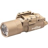 SureFire Weaponlight LED - X300U-A-TN 1,000 Lumens 11,300 Candela - Tan | X300U-A-TN Rail Lock Mount Hybrid Beam LED w/ Ambidextrous Push/Toggle Switch - Mil-Spec Hard Anodized IPX7 - Tan