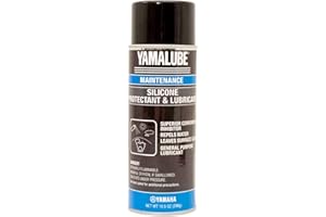 YAMAHA MOTOR Yamaha Original OEM Yamalube Acc-SLCNS-PR-AY Silicone Spray Protectant and Lubricant Yamalube OEM - (1) 10.5 Ounce Spray Can