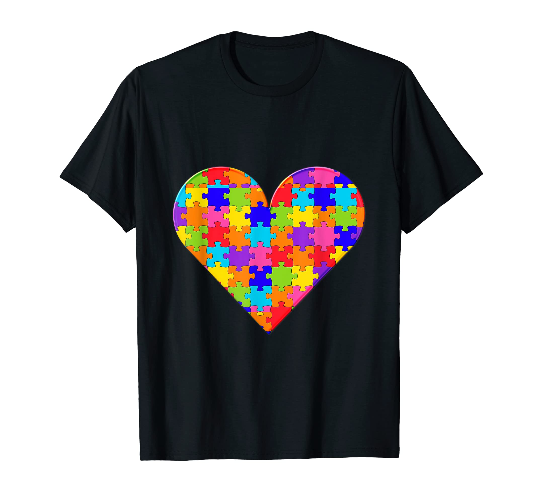 Heart Logo Puzzle Autism Puzzle T-Shirt