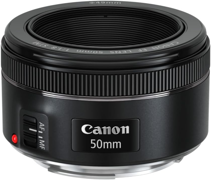 Canon EF 50mm f/1.8 STM Lens for Canon DSLRs – Compact, Lightweight