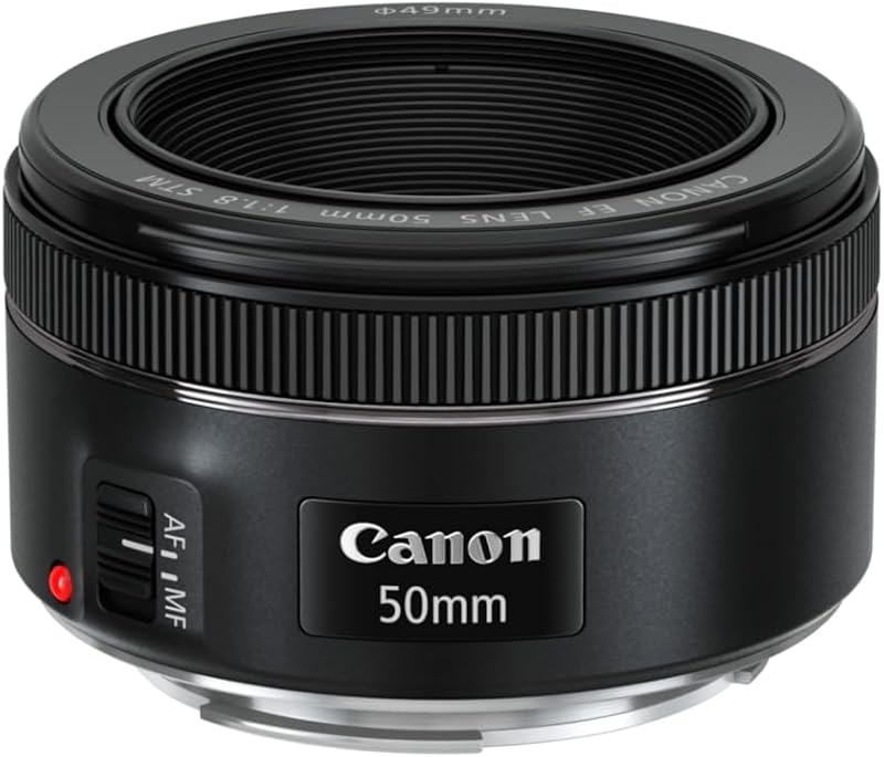 Canon EF 50mm f/1.8 STM Lens for Canon DSLRs – Compact, Lightweight