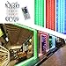 Pomelotree Storefront Lights 3 Led 40PCS 5050 LED Module Lights Waterproof LED Window Lights Super Bright Decorative Lights with Tape Adhesive for Store Advertising Signs 20FT (2 Pack) (RGB)