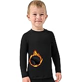 PUMYOON 2T-6Y Fleece Lined Toddler Thermal Set, Thermal Underwear for Kids Toddler Base Layer Shirt for Boys Girls