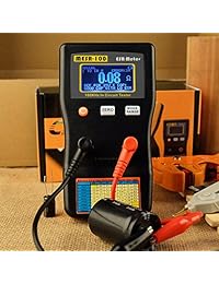 Signstek MESR-100 V2 capacitador con oscilador automático en circuito ESR bajo Ohm, mide hasta 0.01 a 100R, soporte en pruebas de circuito