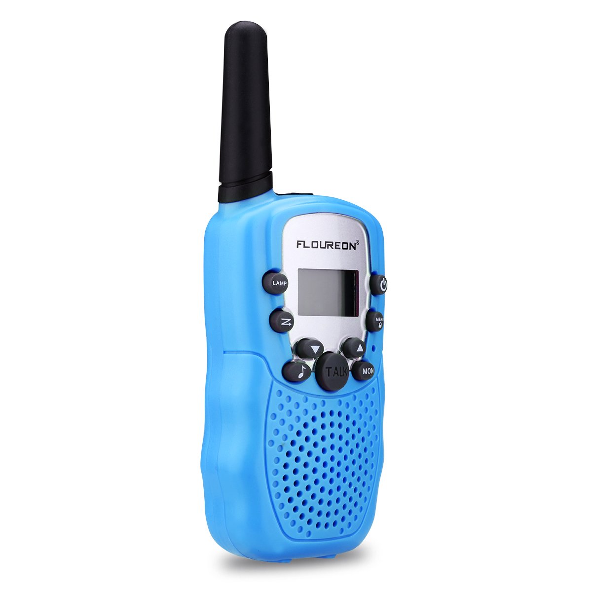 FLOUREON Walkie Talkies for Kids, 8 Channel 2-Way Radio Toys Long Distance Range 4PCS Blue Interphone