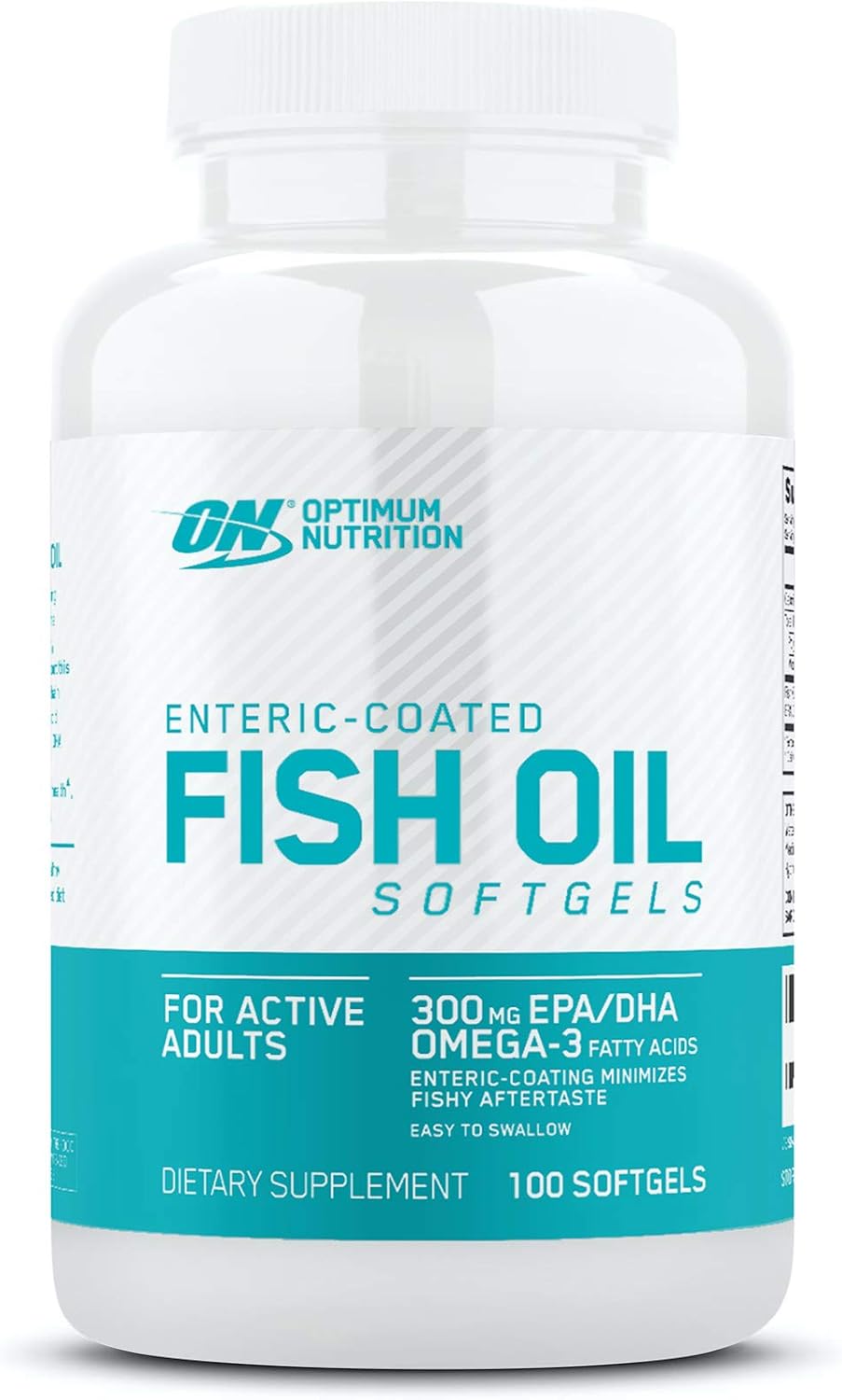 Optimum Nutrition Omega 3 Fish Oil, 300MG, Brain Support Supplement, 100 Softgels (Packaging May Vary): Health & Personal Care