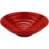 GET 1.5 qt Red Melamine Bowl | Dishwasher safe, Shatterproof, Restaurant service, Great for Salads, Sides, Pasta and Shared Dishes