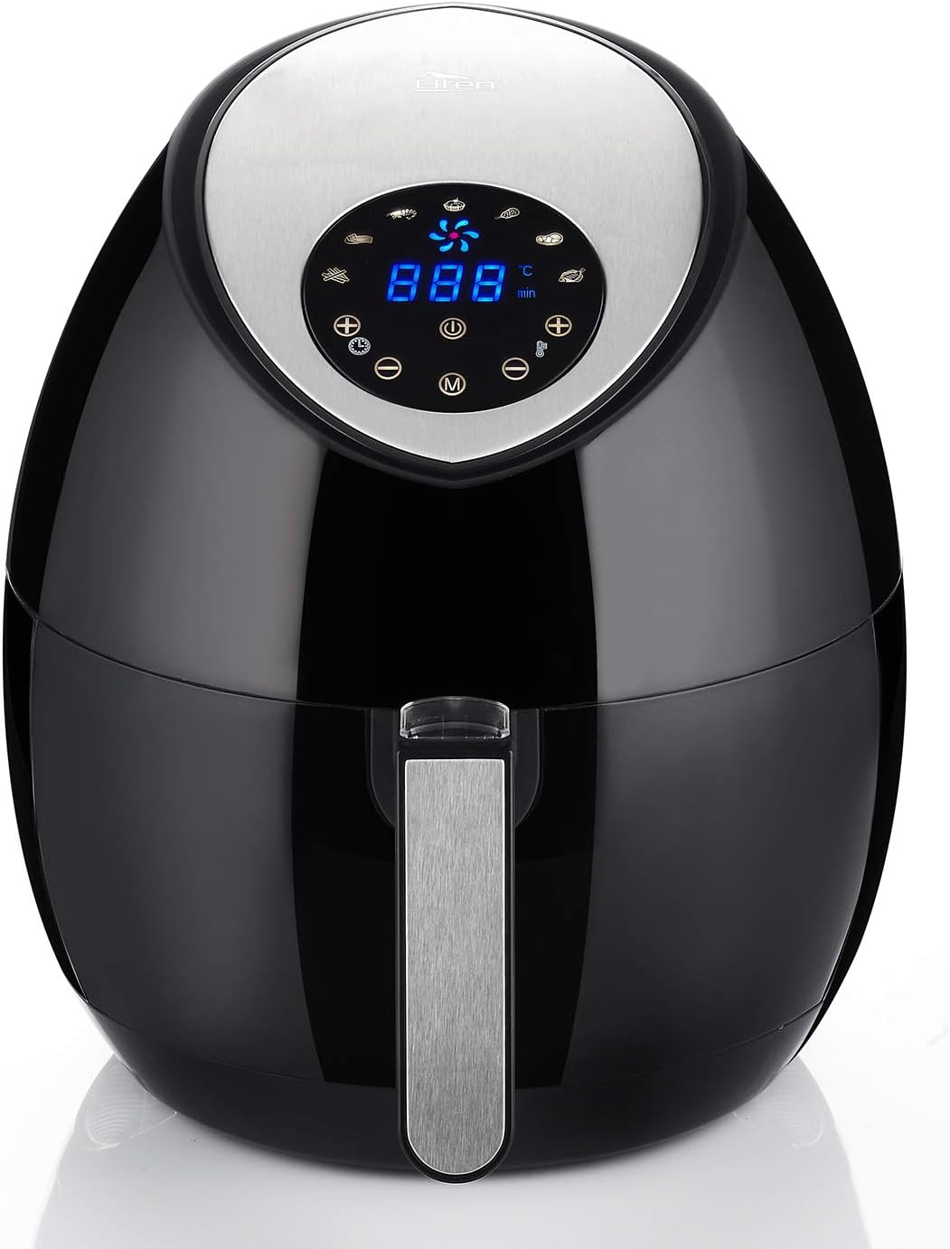 Uten Fryers 3.2L Air Fryer with Detachable Basket, Timer and Fully