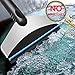 AIKESI Snow Scraper for Car Window, Windshield Scraper Ice Scraper Snow Removal Tools with Wiper, Stainless Steel Snow Remover for Car SUV Truck