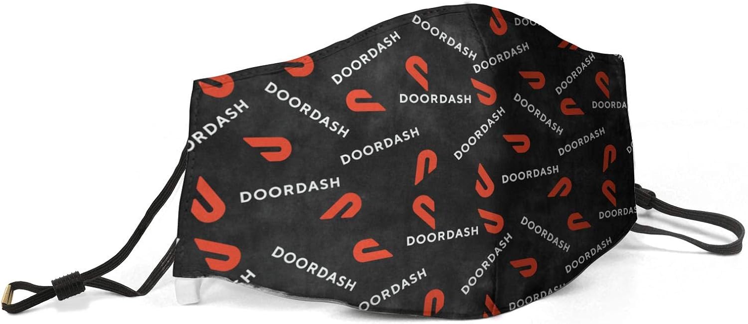 FANNERG Unisex Doordash-Food-delivery-Half Face Mouth-Muffle for Mens Womens Workout Anti-dust