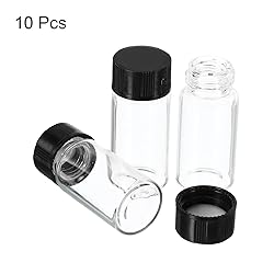 PATIKIL 5mL Reagent Media Bottle, 10 Pack Round