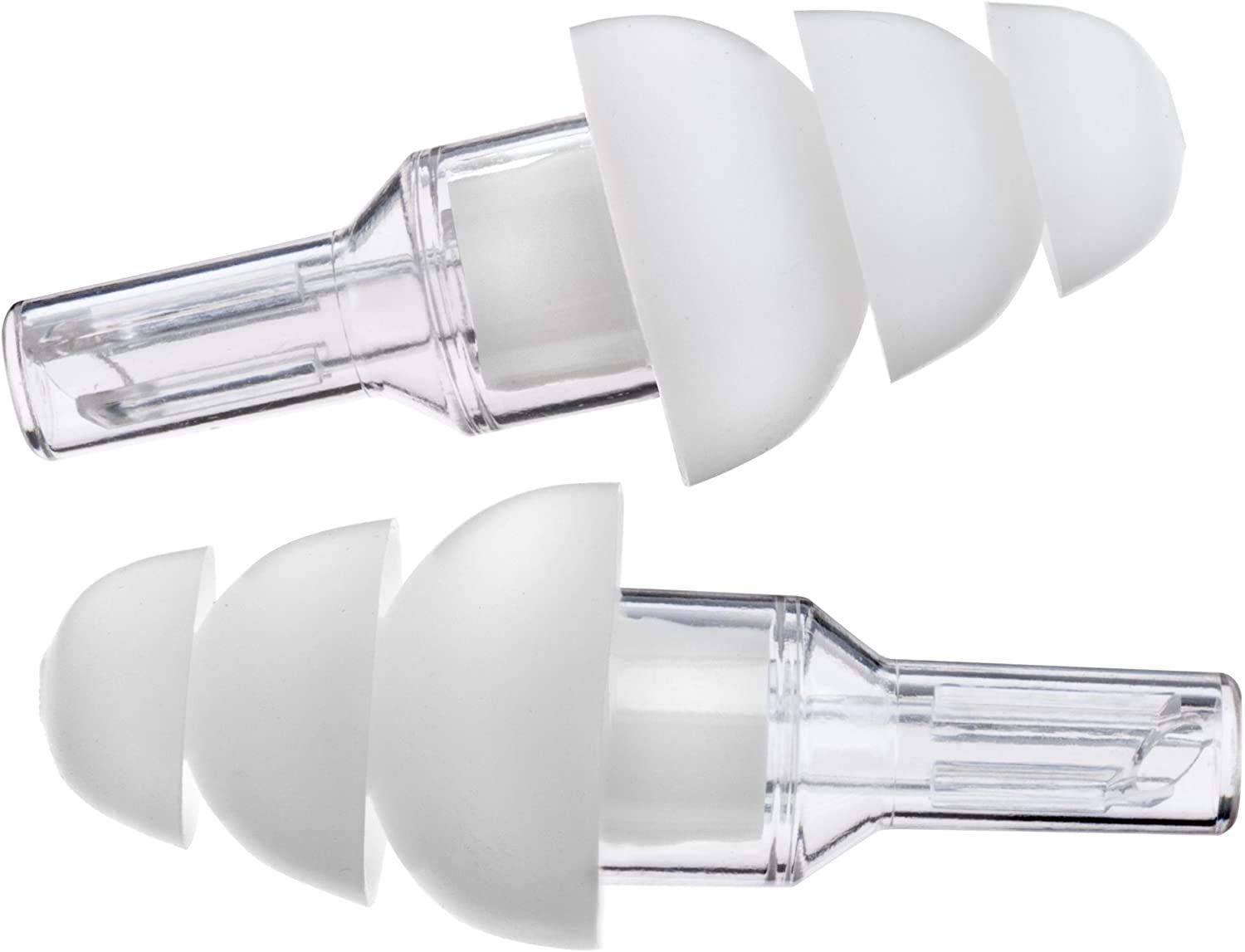 Etymotic ER20-CCC-C High Fidelity Reusable Earplugs [Clamshell Box] Ultra-Comfortable Hearing Protection for Concerts, Festivals, Sports Events, -20dB even volume reduction, White Tip Large SIze