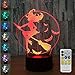 Witch Lamp with Remote Controller LED Touch 7 Colors Changing Table Desk Lamp Optical Illusion Light Halloween Decorations Night Light for Halloween Witch Kids Lamp Halloween Led Lights