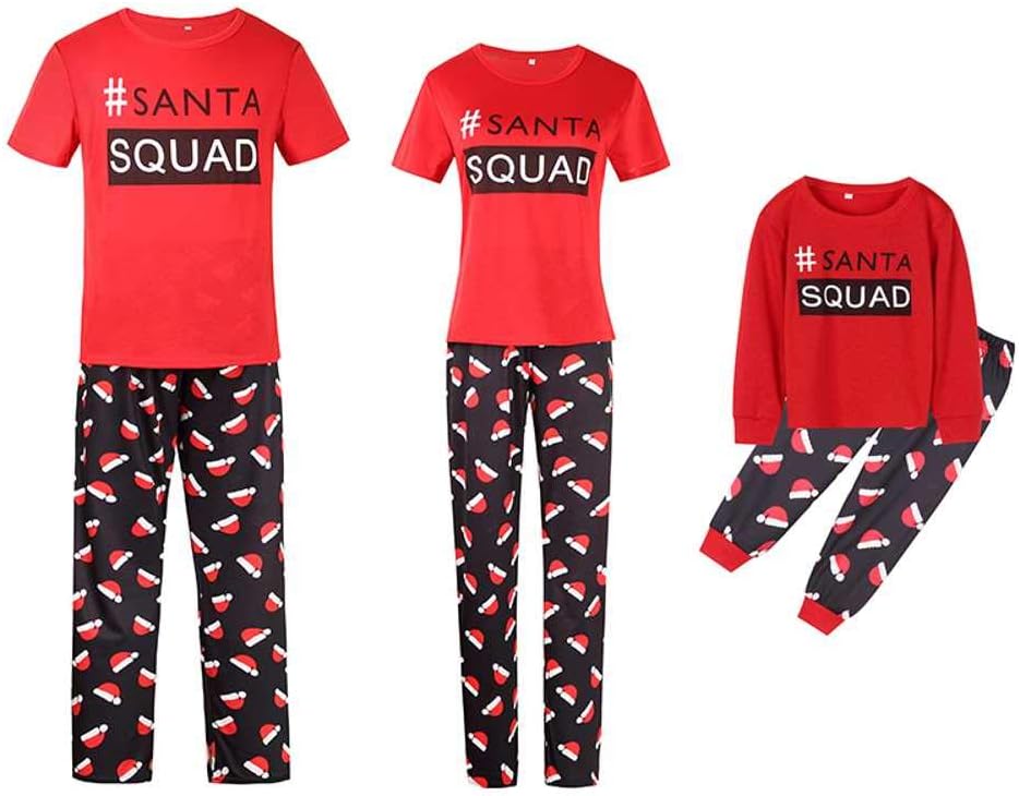 Christmas Suit Pajamas Family Matching Sets Sleepwear Family Long Sleeve pjs