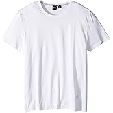 BOSS Hugo Men's Tiburt Short Sleeve Crewneck T-Shirt Shirt, White, XL