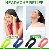 HALOULENI 4 Pcs Acupressure Clip Migraine Relief Clip Headache Stress Relief view 5