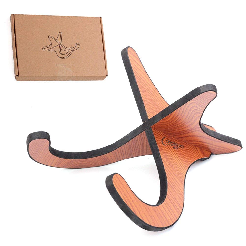 Guitar Ukulele Rack, HLHome Violin Rack Wooden Stand Guitar Ukulele Support Ukulele Guitar Stand Ukulele Musical Instrument Support Stand Guitar Accessories (B)