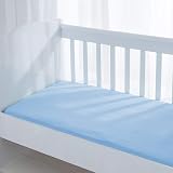 Dudu N Girlie 100% Cotton Jersey Mini Cot Fitted Sheets Pack 2 Blue Yellow view 2