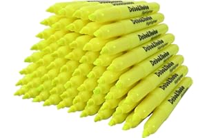 Dabo&Shobo Yellow highlighter, 60 Pack -bright color, chisel tip, for Adults Highlighting in the Home School Office …
