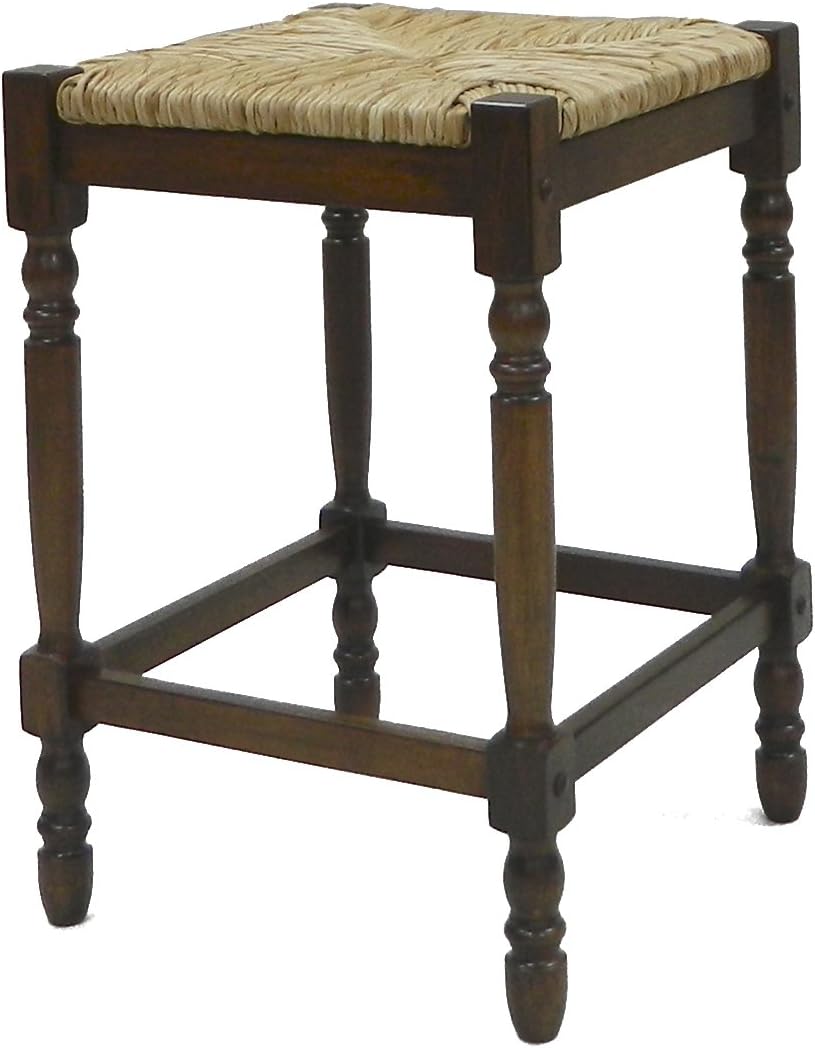 Best Carolina Cottage Carter Chestnut Brown Stainless Steel Top Dining Table