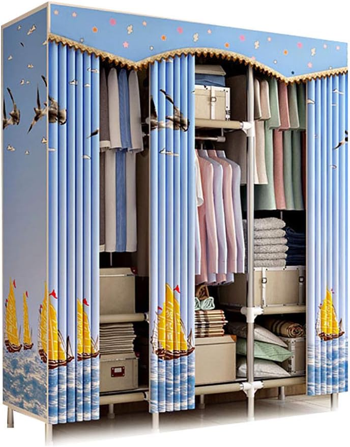 GUHAIBO kleiderschrank stoffschrank Organizer hängend,Campingschrank