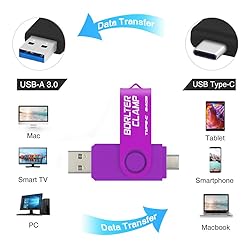 64GB USB Type-C Flash Drive, BorlterClamp USB C 3.0