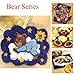 BYT Collections 14 Model Bear Latch Hook Kit Rug Bear002 21 by 15 inch