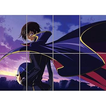 Lelouch Zero Lelouch Rebellion Code Geass Giant Poster Art Print Picture G1128 Amazon In Home Kitchen