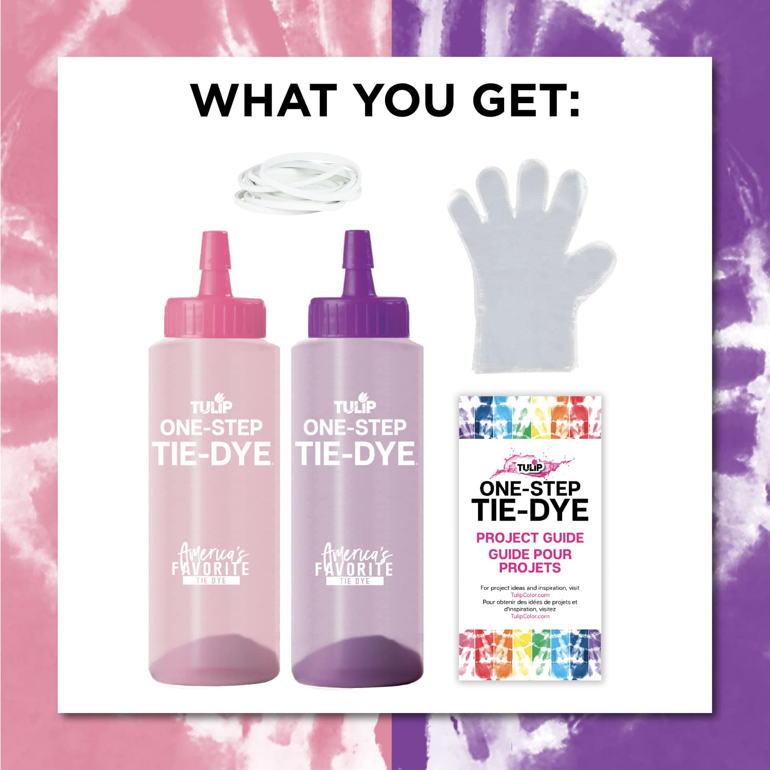 TULIP One-Step Tie Dye Kit, Mini, Princess, 2-Pack (32553)